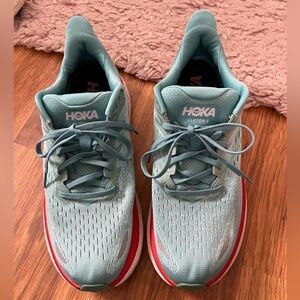 Hoka One One Clifton 8 - Aquarelle Eggshell Blue Woman’s Size 11B